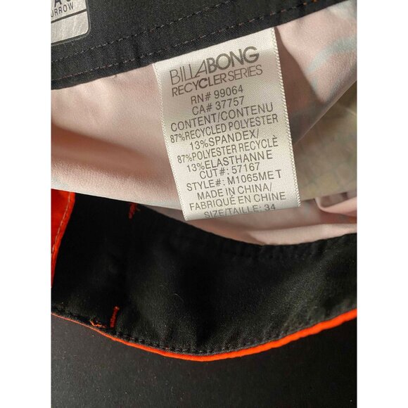 Billabong Platinum X Performance Recycler Board Shorts Mens 34 10" Swim Trunks - Picture 4 of 7